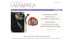 Desktop Screenshot of lady-africa.com