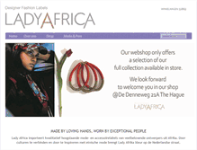 Tablet Screenshot of lady-africa.com